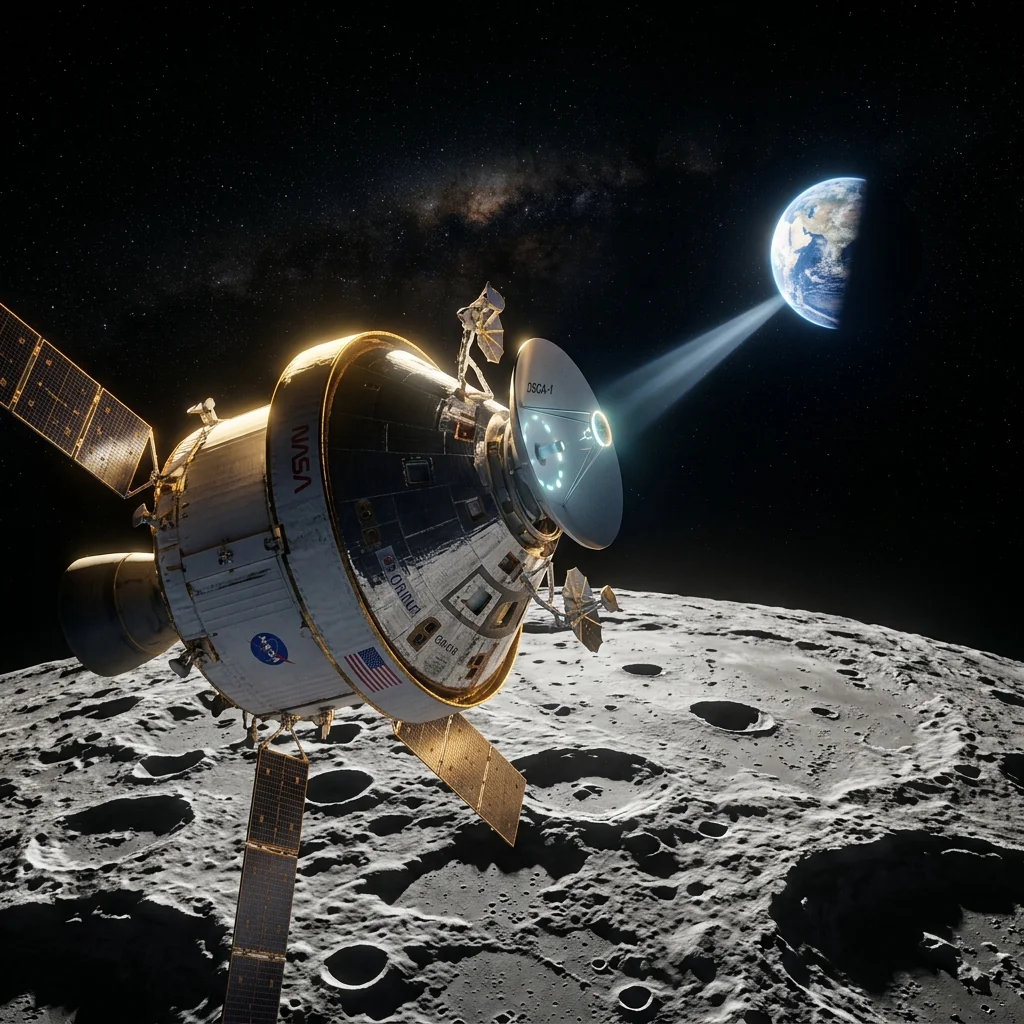 Artemis II deep space RF communications