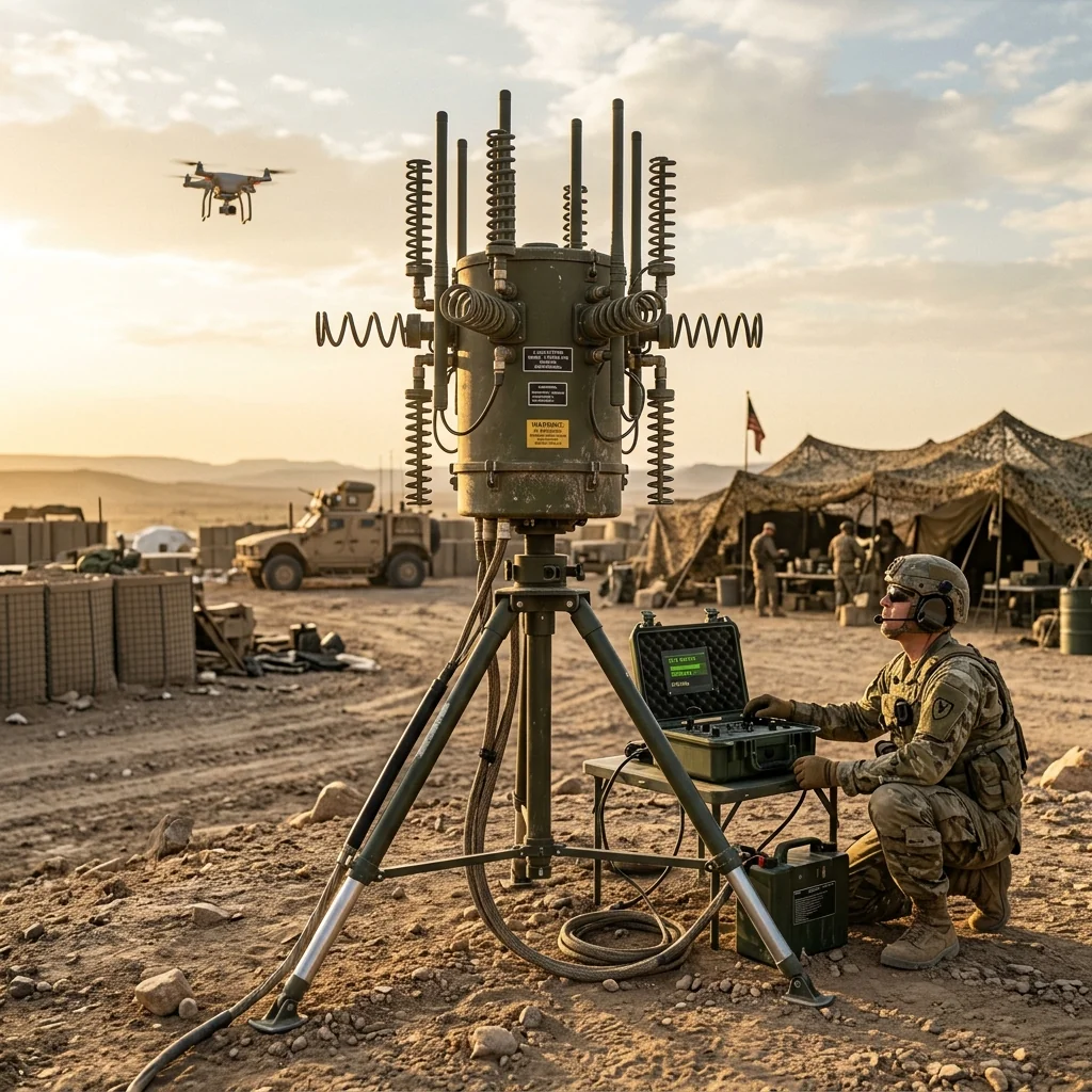 Omnidirectional RF jamming for counter-drone defense